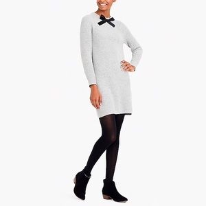 J. Crew Factory bow-neck sweater-dress